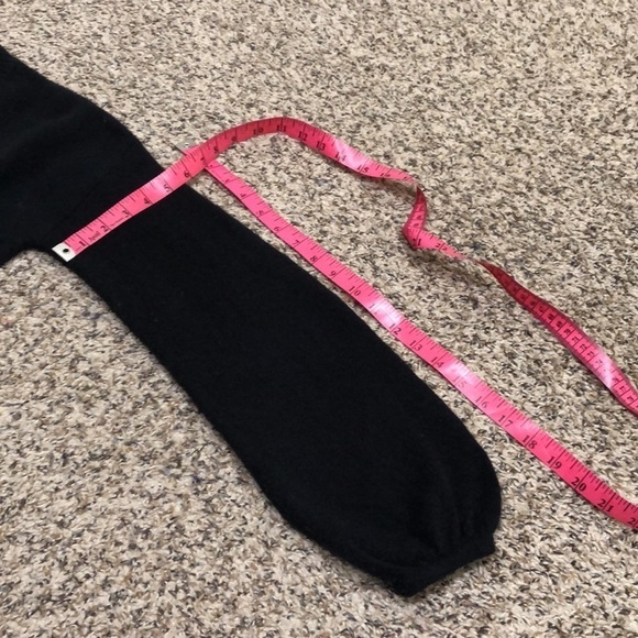 Madewell Payton Sweater Size XXS Black Coziest Yarn Lantern Puff Sleeve Pullover - Picture 10 of 10